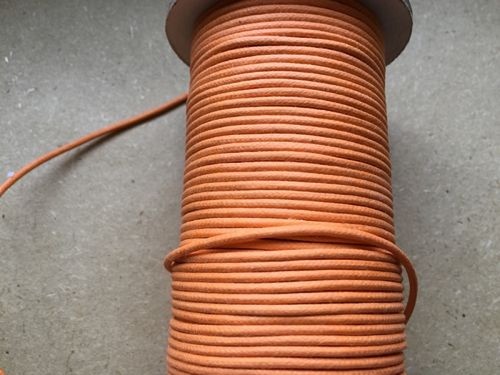 Waxed cotton cord in Your Choice of Colors
