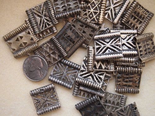 One Vintage Brass Akha Belt Piece